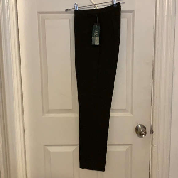 NWT Ralph Lauren 2P Dark Green Stretch Pants - Picture 5 of 13